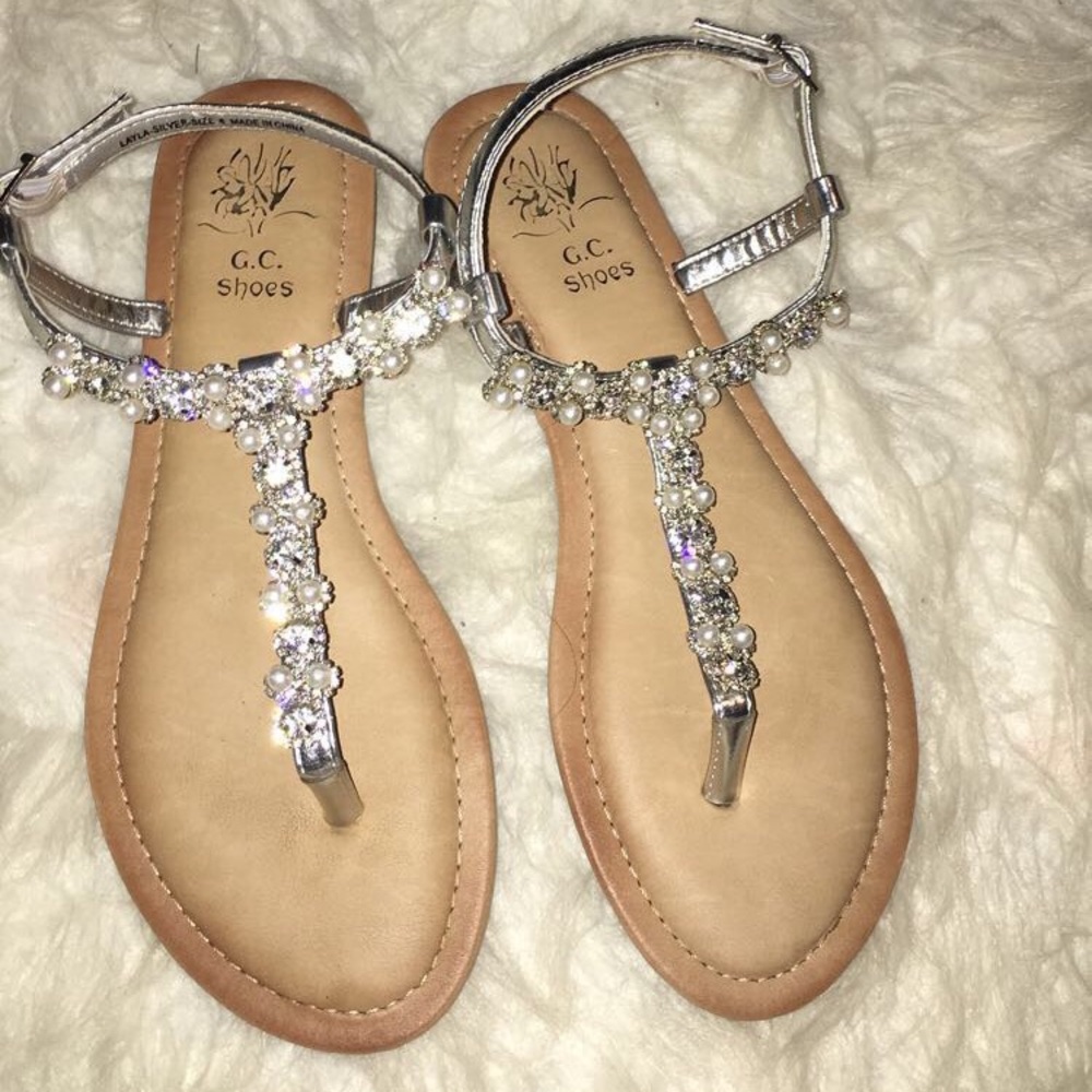 Rhinestone sandals